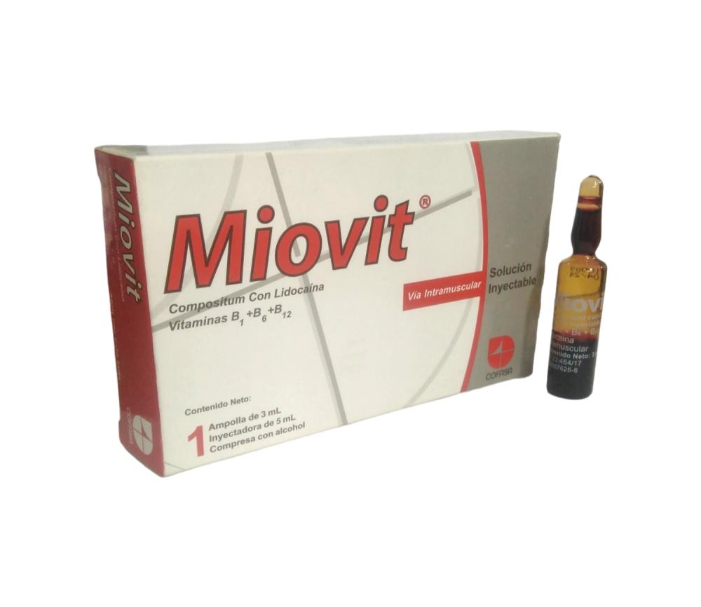 COMPLEJO B B1 B6 B12 3 ML AMP I.M (MIOVIT)